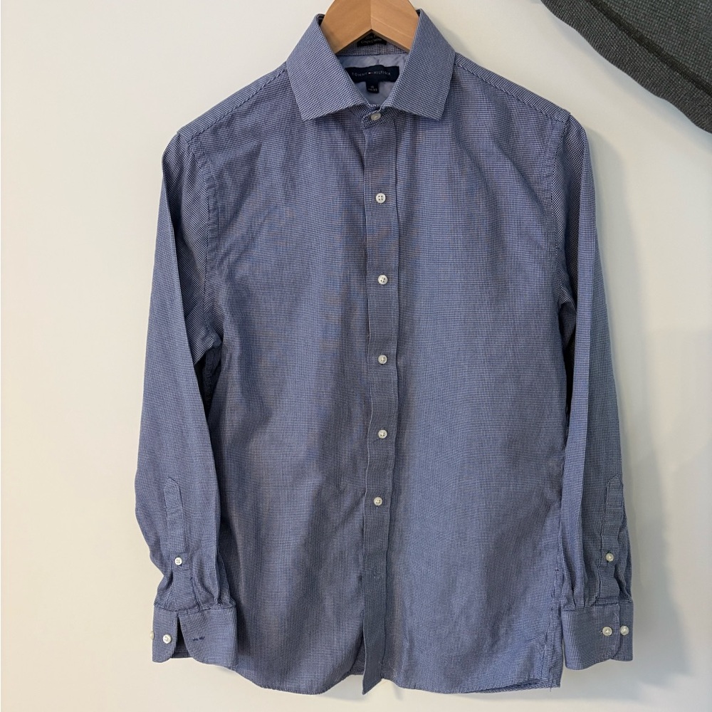 Tommy Hilfiger Men's Navy Button-Down Shirt